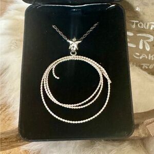 Vogt Sterling Lasso Pendant Necklace